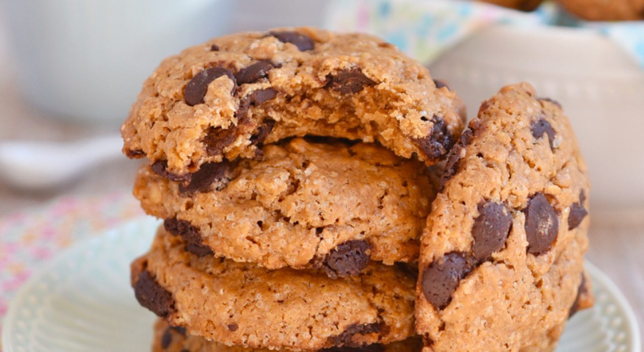 Galletas de avena y peanut butter, sin gluten y sin lactosa