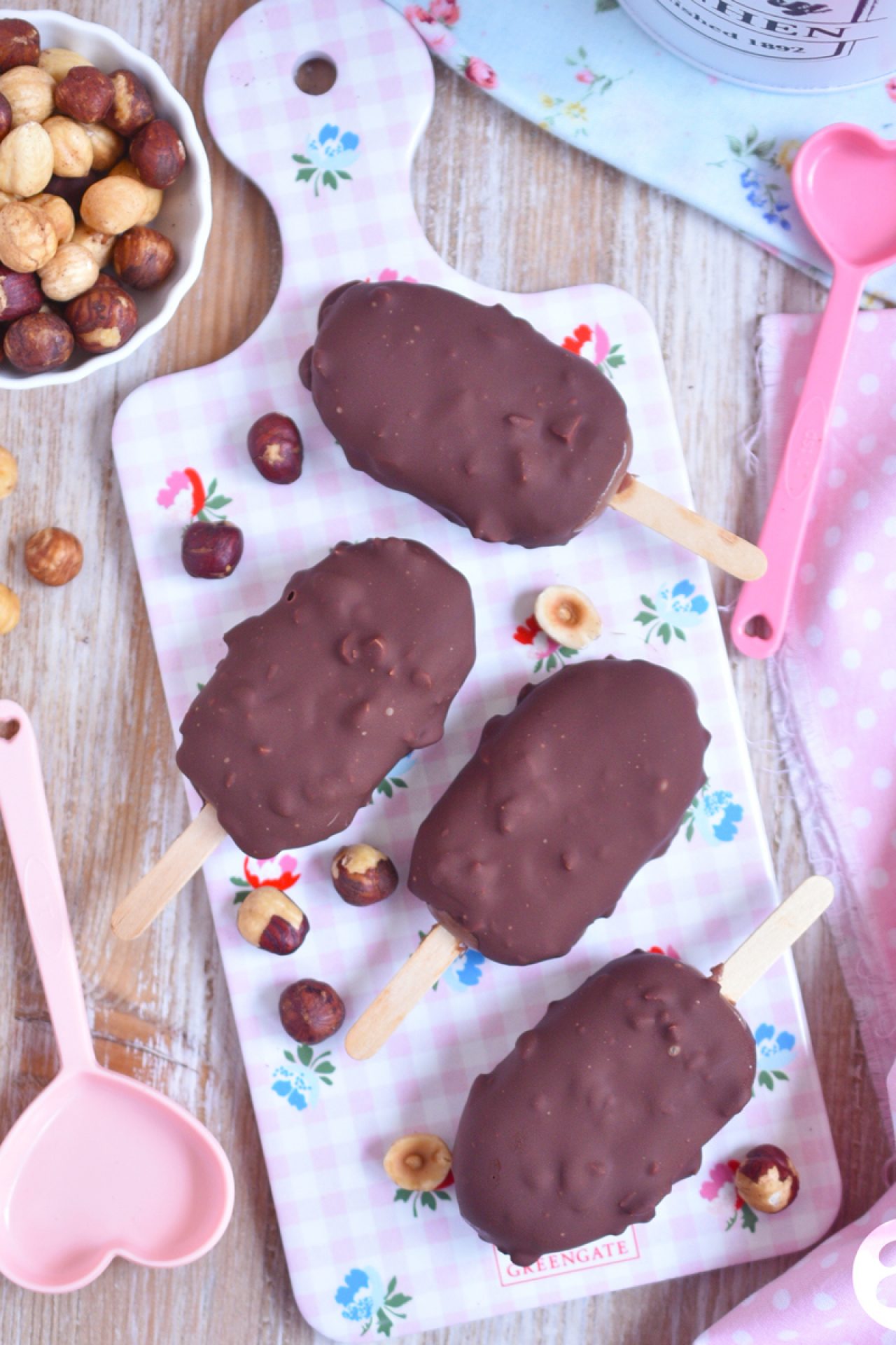 Helados de Ferrero y Nutella con sólo 5 ingredientes